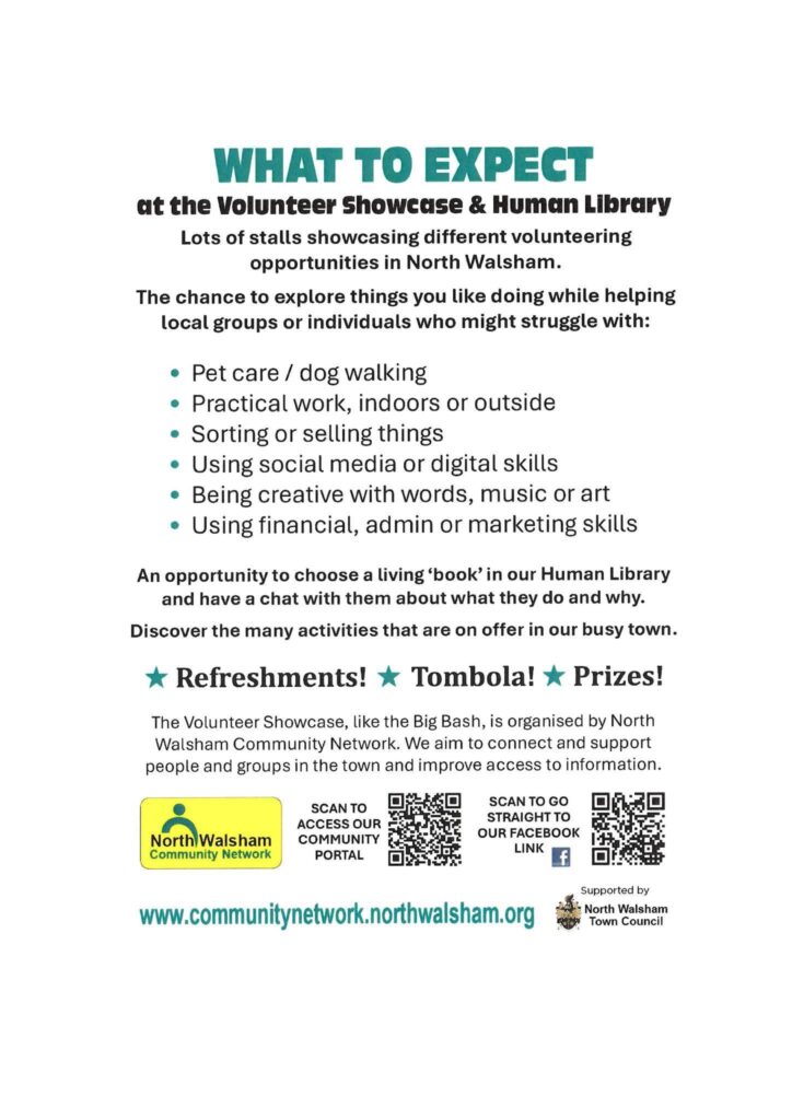 North Walsham Volunteer Showcase - back